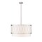 Z-Lite Dalton 4 Light Pendant, Brushed Nickel & White 198-24BN - alternate 8
